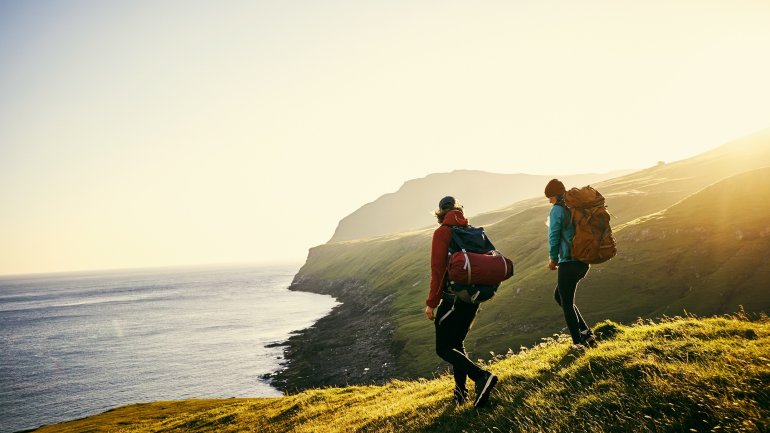 Wandern ist geeigneter Sport bei Hämorrhoiden