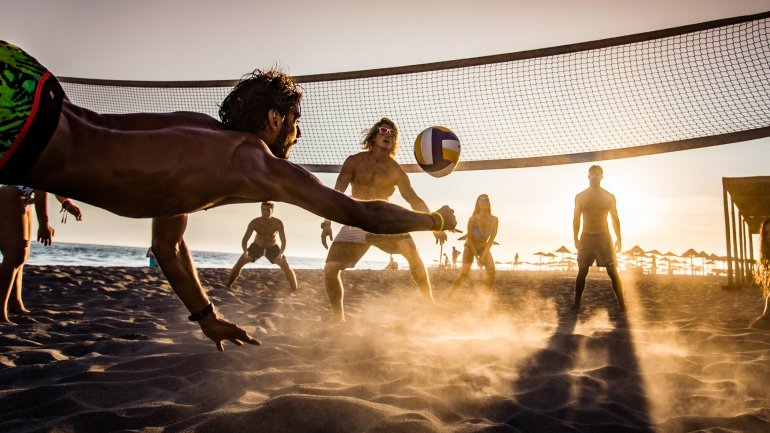 Volleyball: Besser nicht bei Hämorrhoiden